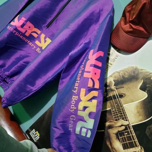 Purple surf Style lightweight Jacket - Picture 3 of 3